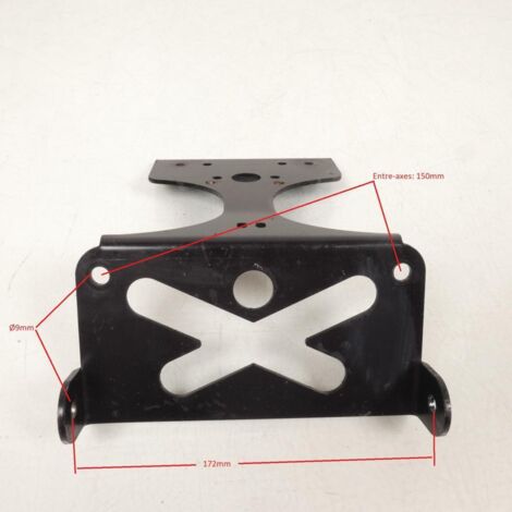 [PRODUIT D'OCCASION] Support de plaque d immatriculation Générique pour moto acier