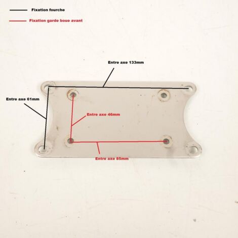 [PRODUIT D'OCCASION] Support garde boue avant rigidificateur fourche pour moto Suzuki