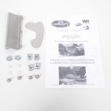 [PRODUIT D'OCCASION] Support kit fixation de sabot moteur S2 Concept 1253 pour moto