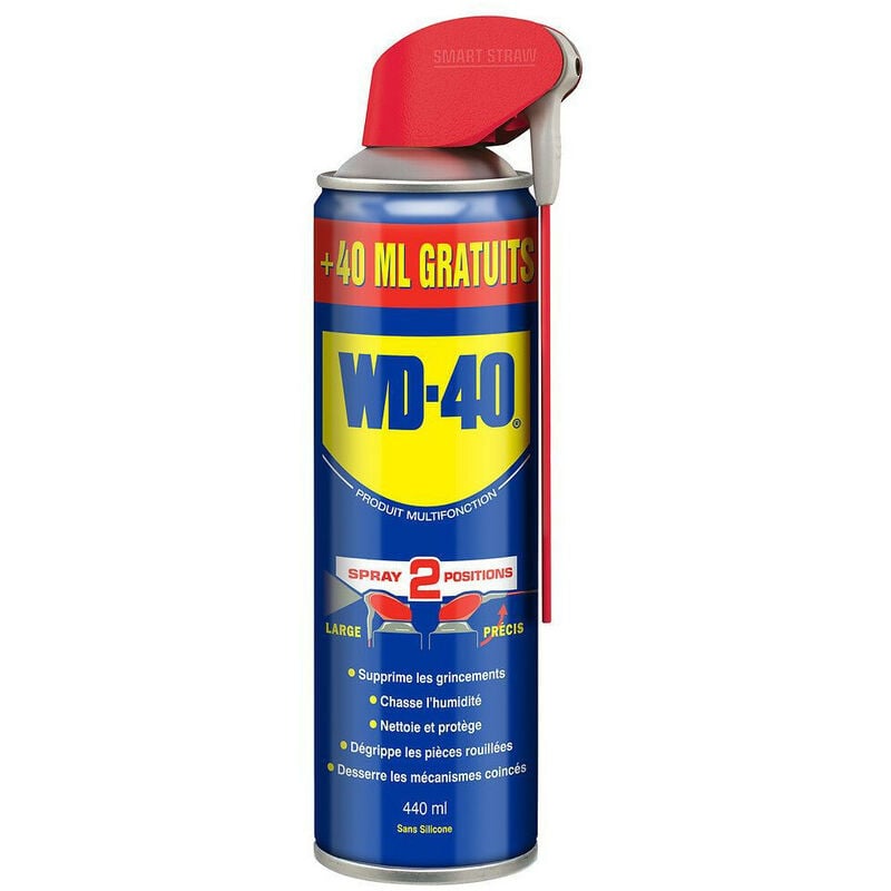 Wd 40 Company - aerosol WD40 400 ml double position +10% gratuit