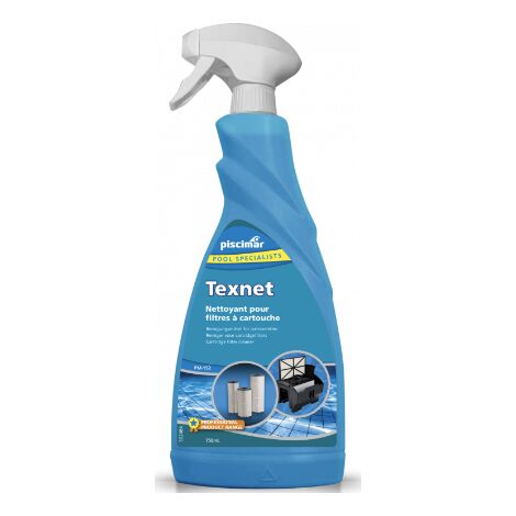 Produit nettoyant pour cartouches poches filtrantes et panneaux filtrants robots-750ml