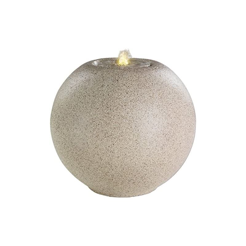 Lumineo - produit reconditionne] Fontaine ronde d'extérieur, ø40x36cm, 6 leds, modèles assortis