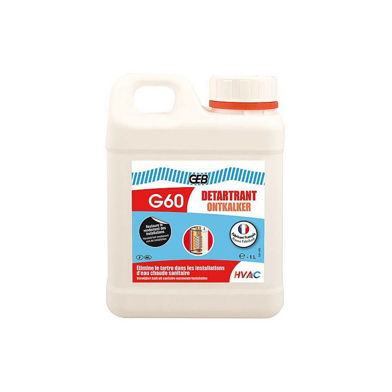 Produit sanitaire anti-calcaire G60 bidon 1 litre