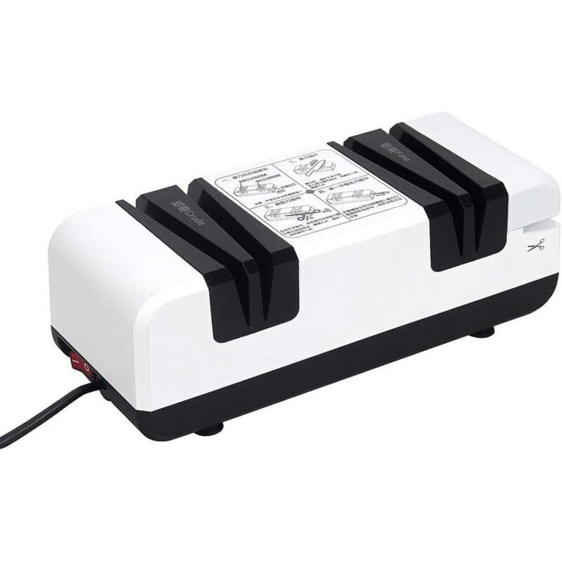 Professional 3-Stage Electric Knife Sharpener for Kitchen and Home Use, Sharpening Scissors, Scissors, and Screwdrivers