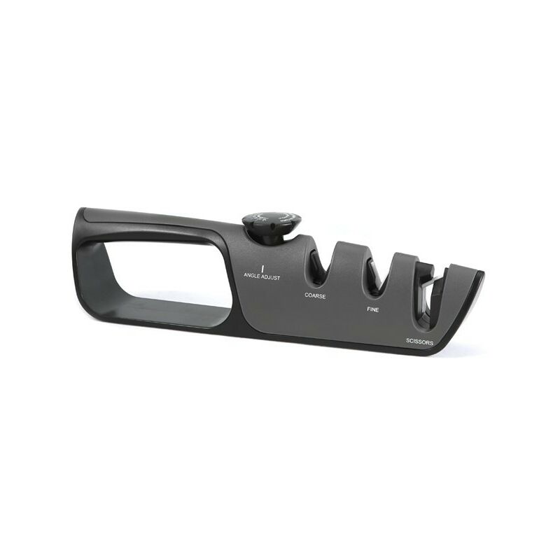 Tumalagia - Professional 3 Tier Knife Sharpener - Japanese Knife Sharpener with Adjustable Angle Handle - Multifunction Knife Sharpener and Polishing
