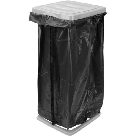 Professional 60l dustbin holder with lid and clamps