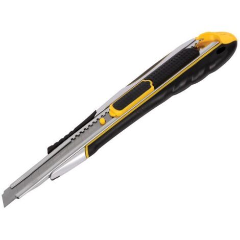 Professional 9mm Snap-Off Knife with Replaceable Blades - Model ROU33010