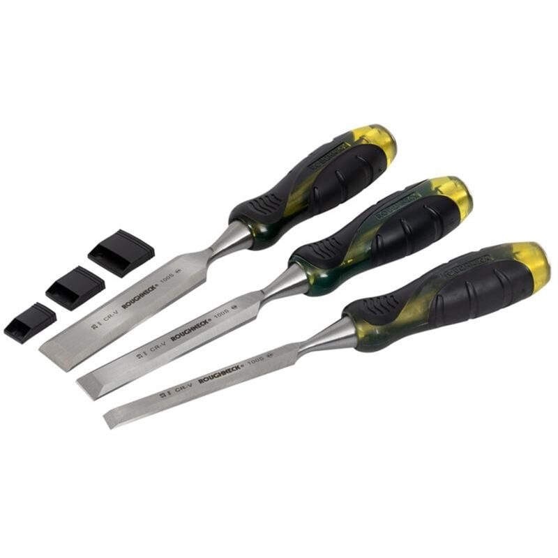 Roughneck - ROU30153 Professional Bevel Edge Chisel Set, 3 Piece