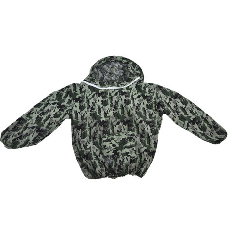 Professional Breathable Beekeeping Protective Upper Garment Coat Jacket Suit with Hat
