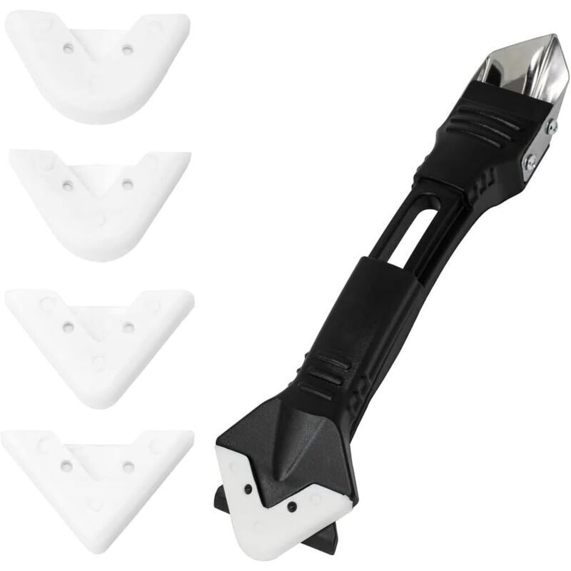 Professional caulking and renovation kit - Complete tool for trimming silicone, including a cartridge opener and 5 different joint sizes - Perfect