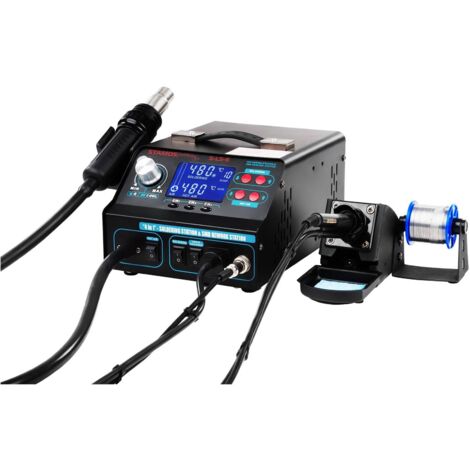 STAMOS WELDING Professional Digital Soldering Station And Hot Air Gun Electronic Welding 720W