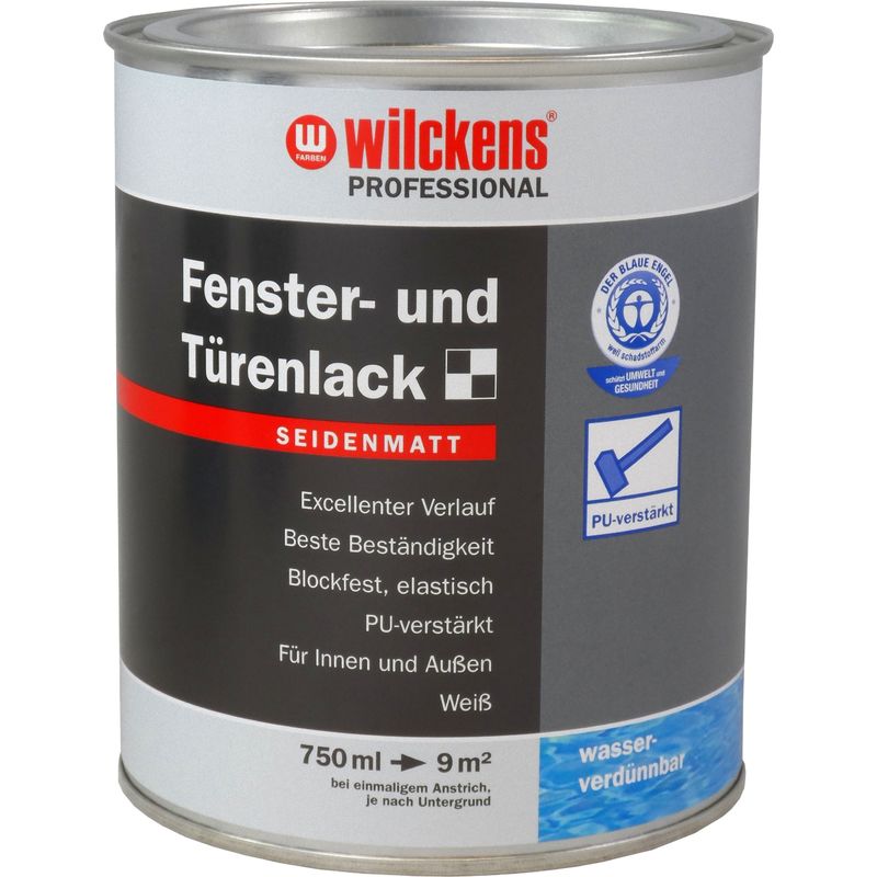 Wilckens Professional Fenster und Türenlack seidenmatt