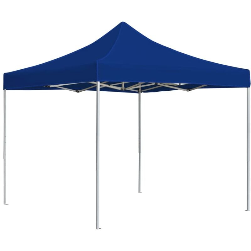 Professional Folding Party Tent Aluminium 2x2 m Blue Vidaxl