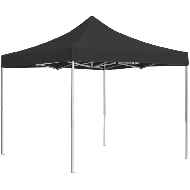 Professional Folding Party Tent Aluminium 2x2 m Anthracite Vidaxl