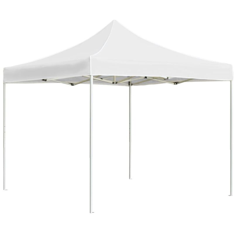 Professional Folding Party Tent Aluminium 2x2 m White Vidaxl