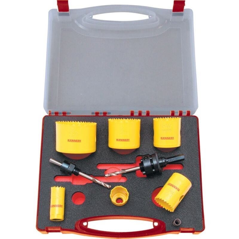 Kennedy Professional Holesaw Kit in Plastic Case