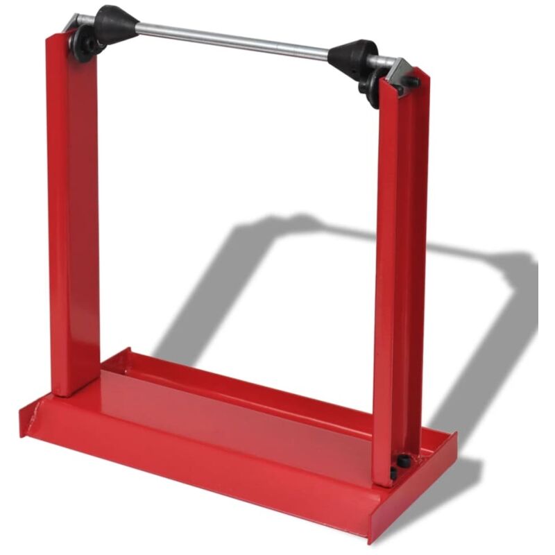 Professional Motorcycle Wheel Balancing Stand Red Vidaxl