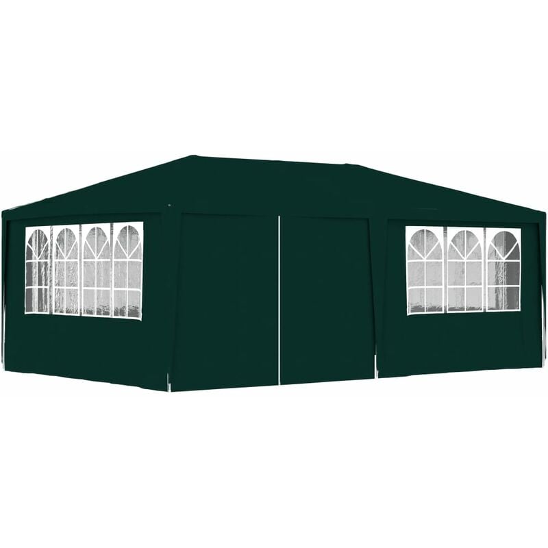 Professional Party Tent with Side Walls 4x6 m Green 90 g/m Vidaxl