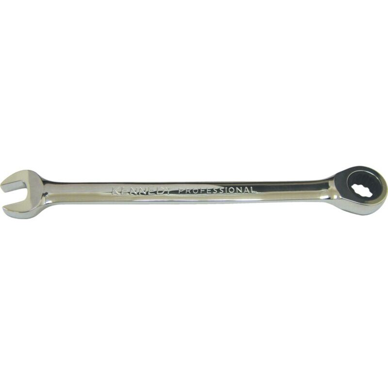 Imperial Combination Ratchet Spanner, Fixed Head, 11/16IN. - Kennedy-pro