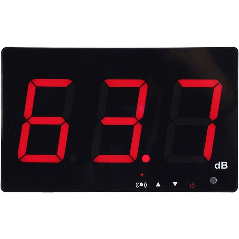 Professional Sound LE vel Meter with Set Alarm Thresholds Portab LE Digital lcd Decibel Meter 30130 dB Decibel Noise Measurement Tester with Data