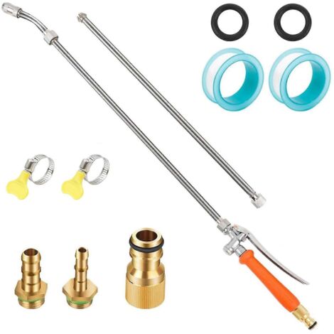 Professional Watering Tool Featuring Rustproof Construction Double Spray Models for High Reach Cleaning Multicolor