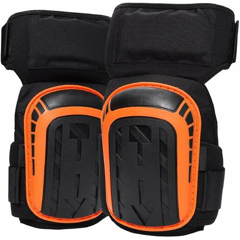 Professional Work Knee Pads with Heavy Duty Gel Cushion and Adjustable Non-slip Strap - Perfect for Construction Work, Gardening, Floor Mopping