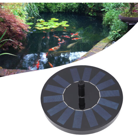 Professionelle, effiziente und sparsame 7V-Solarbrunnenpumpe für Gärten, Teiche und Vogeltränken mit umweltfreundlichem Panel und 4 Düsen
