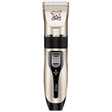 Professionelle, geräuscharme, per USB wiederaufladbare Tierhaarschneidemaschine mit Kammaufsätzen für Hunde, Katzen und Kaninchen