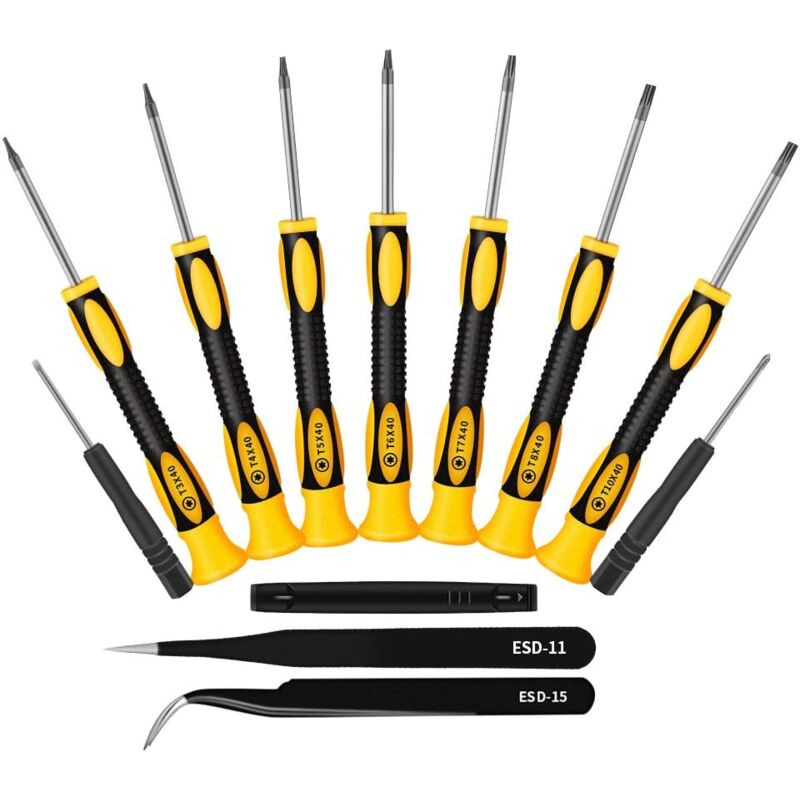 Image of ZVD - Professionelle magnetische Torx-/Stern-/Tx-Schraubendreher – 6-teiliges Set/Kit (T3-T10)