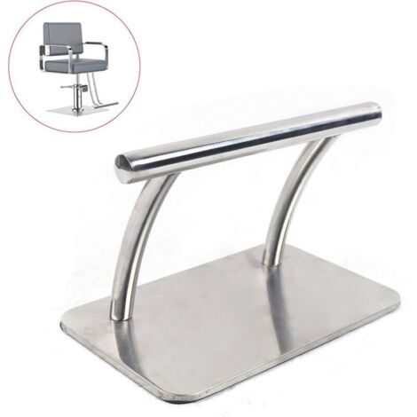 Professionelle, mobile Fußstütze aus Edelstahl, 30 x 19 x 18 cm, Pedalzubehör für Friseursalons, Kosmetikstudios, Spas, Nagelstudios, Massagesalons, Friseurstühle