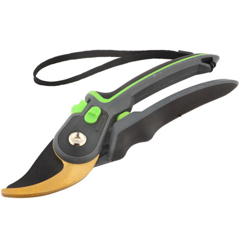 Professionelle, rutschfeste Gartenschere zum Schneiden und Trimmen (Gold)