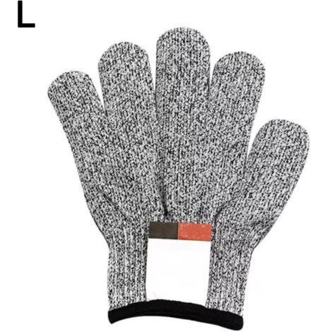 Professionelle, schnittfeste HPPE-Handschuhe – Graues Modell, Größe S (20 cm), Widerstandsklasse 5, 100 % lebensmittelecht – 1 Stück
