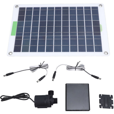 Professionelle Solarwasserpumpe aus monokristallinem Silizium, 16,4 Fuß Kopf, 100 W betriebener Brunnen mit Energiespeicherbox