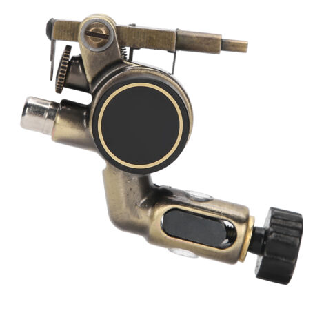 Professionelle Tätowiermaschine aus Messing für Linien und Schattierungen, RCA-Schnittstelle, CNC-gefräst.
