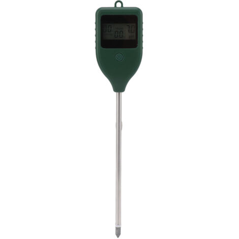 Professioneller 3-in-1-Bodenanalysator: Misst Feuchtigkeit, Nährstoffe und pH-Wert mit grüner Hintergrundbeleuchtung für Garten, Rasen und Landwirtschaft
