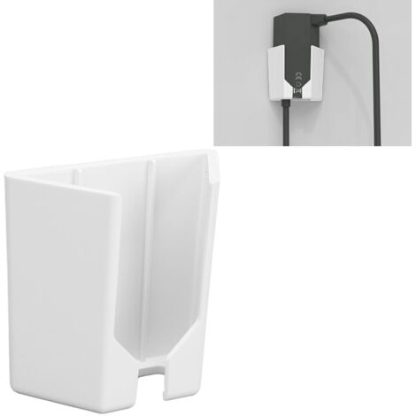 Professioneller ABS-Wandadapter für Ethernet, platzsparend, schlichtes Design, für den Innenbereich, Weiß