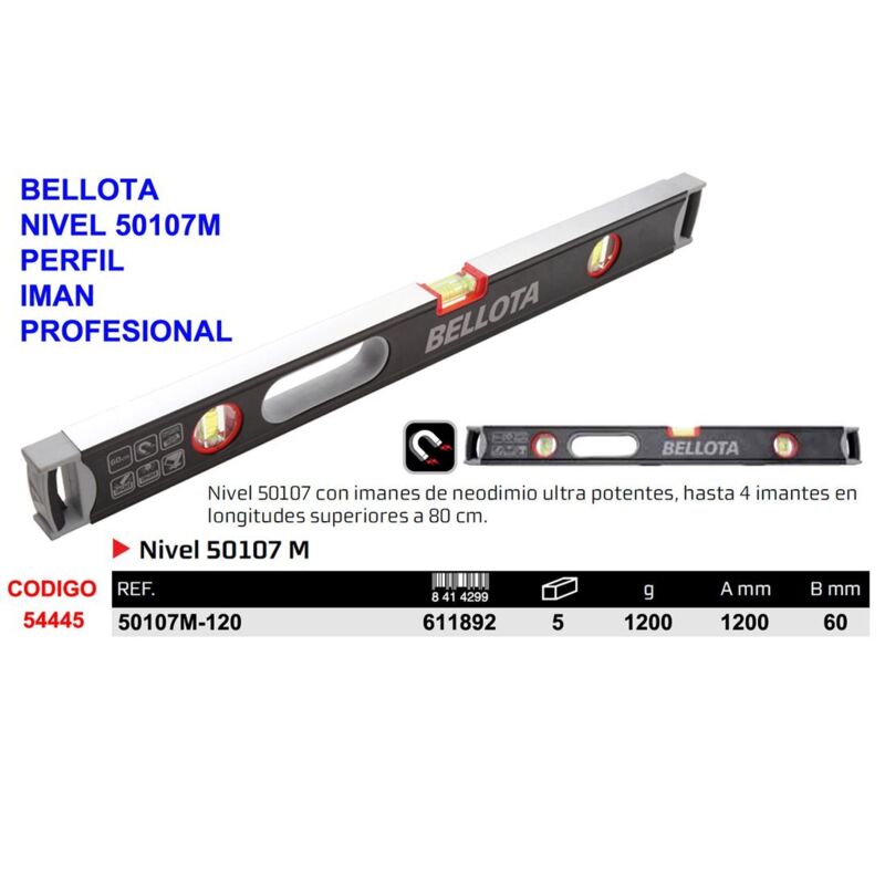 Professioneller Acorn 50107M-120 Profilmagnet