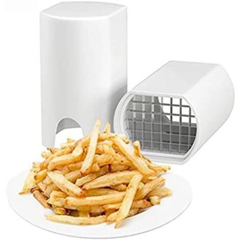 Professioneller All-in-One-Pommes-/Gemüseschneider mit Schneidgitter, ideal für Pommes frites, Kartoffeln und Gemüse (9,5 x 14 x 8 cm)
