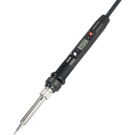 Professioneller digitaler 80-W-Lötkolben mit LCD-Anzeige und einstellbarer Temperatur, bleifrei, Mini-Lötstation, 220 V, Schwarz