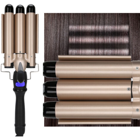 Professioneller elektrischer Haarglätter und Lockenstab mit 28 mm Durchmesser und 110–240 V EU-Spannung