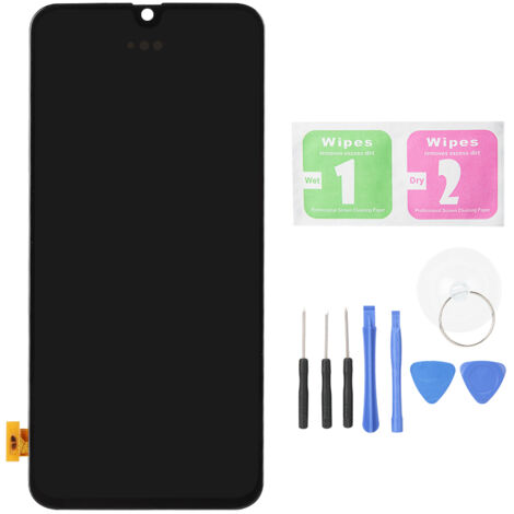 Professioneller, rahmenloser schwarzer LCD-Touchscreen für Samsung A40 A405, Ersatzteil