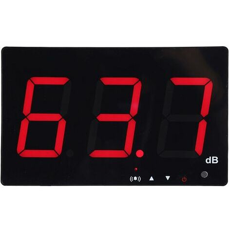 Professioneller Schallpegelmesser mit eingestellten Alarmschwellen, tragbares digitales LCD-Dezibelmessgerät 30130 dB Dezibel-Lärmmessgerät mit Datenlogger