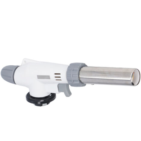 Professioneller Schweißbrenner aus Edelstahl, wind- und wasserbeständig, einstellbar 50-150 g/h für Küche und Heimwerkerarbeiten.