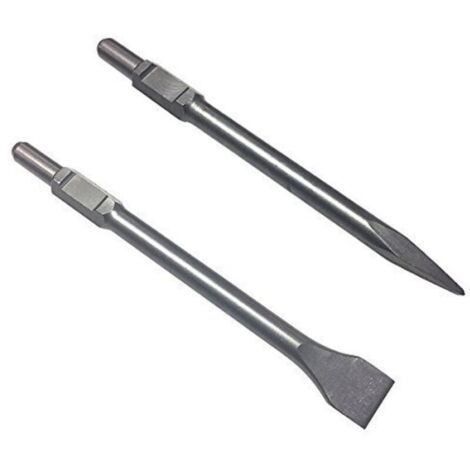 Professioneller SDS-Sechskantmeißelsatz 30 50 x 410 mm, breite flache, kaltgeschmiedete Spitze für Abbruchhammer