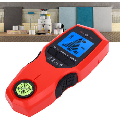 Professioneller Wanddetektor [LCD-Hintergrundbeleuchtung, 3 Modi] Multifunktionsscanner für Holz, Metall, Drähte, ABS, 235 g, 18 x 7,5 cm