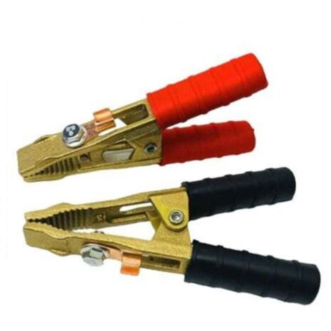 Professionelles 2-teiliges Batterie- oder Starthilfekabel-Set aus Messing (+ und -) 250B