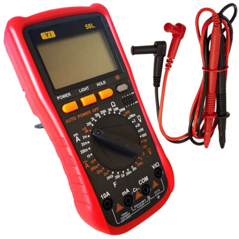 Professionelles Digitalmultimeter mit Yi-58L Messleitungen