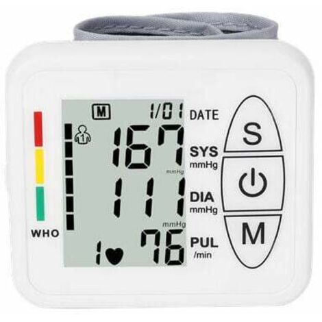Professionelles elektronisches Oberarm-Blutdruckmessgerät, intelligentes und genaues Manschetten-Blutdruckmessgerät, automatische Erkennung von Bluthochdruck, Arrhythmie, Puls, verstellbare Manschette