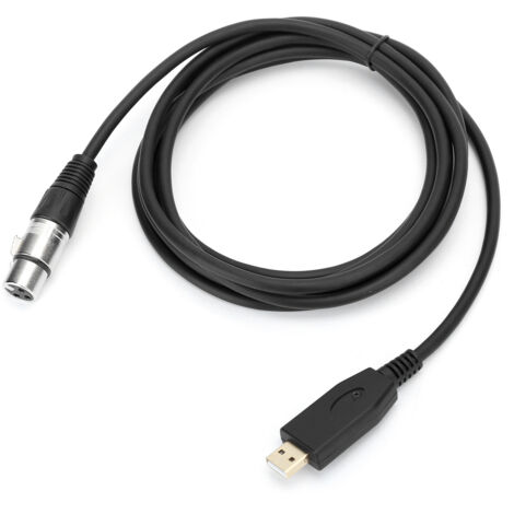 Professionelles Micro-USB-Stecker-auf-XLR-Buchse-Verbindungskabel, 200 cm Micro-USB-Kabelzubehör