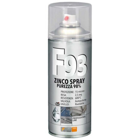 Professionelles Spray mit F93 Zink 400 ml von Faren, Code 973003.